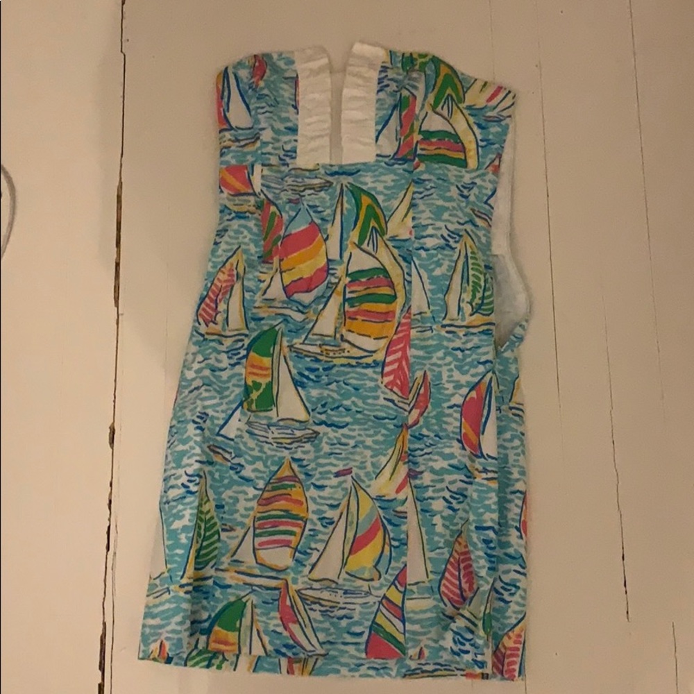 Lilly Pulitzer sail boat print dress
